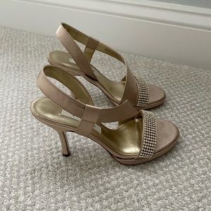 Nina “Gloria” jeweled heels